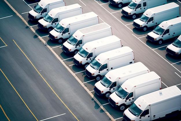 Commercial fleet vehicles, business transport insurance, logistics